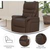 Flash Furniture Hercules – Cognac LeatherSoft Power Lift Recliner for Elderly(Cognac Leathersoft)