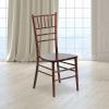 Flash Furniture Hercules Series Chiavari Chair for Formal Events and Banquets, Commercial/Residential All-Occasion Event Chair, White(Fruitwood)