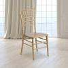 Flash Furniture Hercules Series Chiavari Chair for Formal Events and Banquets, Commercial/Residential All-Occasion Event Chair, White(Gold)