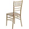 Flash Furniture Hercules Series Chiavari Chair for Formal Events and Banquets, Commercial/Residential All-Occasion Event Chair, White(Gold)