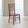Flash Furniture Hercules Series Chiavari Chair for Formal Events and Banquets, Commercial/Residential All-Occasion Event Chair, White(Mahogany)