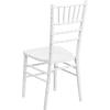 Flash Furniture Hercules Series Chiavari Chair for Formal Events and Banquets, Commercial/Residential All-Occasion Event Chair, White(White)