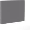 Flash Furniture Hugo Twin Headboard with 2 Outlets, USB Port, USB Type-C Port, Faux Linen Upholstery, Dual Hanging Options, Beige(Gray)