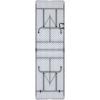Flash Furniture Kathryn 8′ Rectangular Adjustable Plastic Folding Event Table with Carrying Handle, Bi-Fold Table for Indoor/Outdoor Events, White