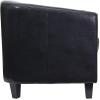 Flash Furniture Katie Gray LeatherSoft Lounge Chair(Black)