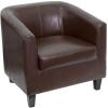 Flash Furniture Katie Gray LeatherSoft Lounge Chair(Brown)