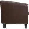 Flash Furniture Katie Gray LeatherSoft Lounge Chair(Brown)