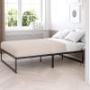 Flash Furniture Lana 14 Inch Metal Platform Bed Frame – No Box Spring Needed with Steel Slat Support and Quick Lock Functionality (Full)(King)