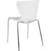 Flash Furniture Lowell Contemporary Design Citrus Green Plastic Stack Chair(White)