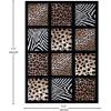 Flash Furniture Menagerie Collection Animal Print Area Rug – Olefin Area Rug with Cheetah, Leopard, Zebra and Giraffe Design – 5′ x 7′ – Individually Raised Squares(5’2″ x 7’4″ (Rectangular))