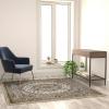 Flash Furniture Mersin Collection Persian Style Area Rug – Olefin Burgundy Non-Shedding Fibers – 3′ x 15′ – Jute Backing – for Hallway, Entryway, Bedroom, Living Room(Ivory)