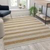Flash Furniture Prima Natural Fiber Jute Area Rug 8′ x 10′ – Braided Indoor Jute Rug – Natural Area Rugs(Jute)