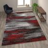 Flash Furniture Rylan Collection Contemporary Area Rug – High Pile Blue Olefin Rug – 2′ x 7′ Area Rug – Jute Backing – Hallway, Entryway, Bedroom, Living Room(Red)