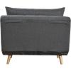 Flash Furniture Shaw Tri-Fold Convertible Sleeper Chair with Pillow, 3-in-1 Multifunctional Adjustable Sleeper, Channel Stitching, Hideaway Legs, Cream Boucle(Dark Gray)