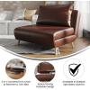 Flash Furniture Shaw Tri-Fold Convertible Sleeper Chair with Pillow, 3-in-1 Multifunctional Adjustable Sleeper, Channel Stitching, Hideaway Legs, Cream Boucle(Brown)