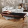 Flash Furniture Shaw Tri-Fold Convertible Sleeper Chair with Pillow, 3-in-1 Multifunctional Adjustable Sleeper, Channel Stitching, Hideaway Legs, Cream Boucle(Brown)