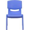Flash Furniture Whitney 2 Pack Green Plastic Stackable School Chair with 10.5” Seat Height(Blue)