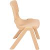 Flash Furniture Whitney 2 Pack Green Plastic Stackable School Chair with 10.5” Seat Height(Natural)