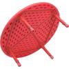 Flash Furniture Wren 45″ Round Natural Plastic Height AdjusTable with Rounded Safety Corners Activity Table with Rounded Safety Corners(Red)