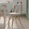 Flash Furniture Zula Kid’s Modern Padded Faux Faux Shearling Accent Chair – Padded Off-White Faux Shearling Upholstery – Beechwood Legs