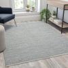 Flash Furniture Abbott Area Rug – Grey – Diamond Pattern – 5′ x 7′ – Stain Resistant(Grey)