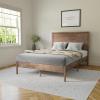 Flash Furniture Asher Solid Wood Platform Bed with Wooden Slats and Headboard, No Box Spring Needed, King Size, Light Brown(Light Brown)