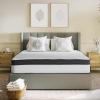 Flash Furniture Capri Comfortable Sleep 12 Inch CertiPUR-US Certified Memory Foam & Pocket Spring Mattress, Full Mattress in a Box White(Queen)