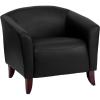 Flash Furniture HERCULES Imperial Series Brown LeatherSoft Chair(Black)