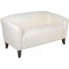 Flash Furniture HERCULES Imperial Series Ivory LeatherSoft Loveseat