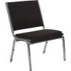 Flash Furniture HERCULES Series 1000 lb. Rated Black Antimicrobial Vinyl Bariatric Medical Reception Chair(Black Fabric)
