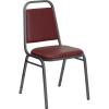 Burgundy Vinyl/Silver Vein Frame