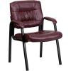 Burgundy Leathersoft/Black Frame