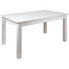 Flash Furniture Hercules Series 60″ x 38″ Rectangular Rustic Solid Pine Restaurant Table, Antique Farmhouse Dining Table for Kitchens and Restaurants(Antique Rustic White)