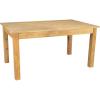 Flash Furniture Hercules Series 60″ x 38″ Rectangular Rustic Solid Pine Restaurant Table, Antique Farmhouse Dining Table for Kitchens and Restaurants(Light Natural)