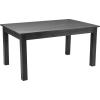 Flash Furniture Hercules Series 60″ x 38″ Rectangular Rustic Solid Pine Restaurant Table, Antique Farmhouse Dining Table for Kitchens and Restaurants(Black Wash)