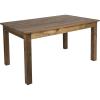 Flash Furniture Hercules Series 60″ x 38″ Rectangular Rustic Solid Pine Restaurant Table, Antique Farmhouse Dining Table for Kitchens and Restaurants(Antique Rustic)