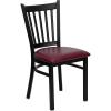 Burgundy Vinyl Seat