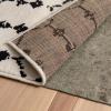 Flash Furniture Minnie Slide-Stop® Multi-Surface Reversible Non-Slip Cushion Rug Pad, 1/4″ Thick, Floor Protection, for 8’x10′ Area Rug, Gray(5′ x 7’11” (Rectangular))