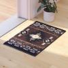 Flash Furniture Mohave Traditional Southwestern Style Area Rug – Rustic Ivory Accent Rug – 8′ x 10′ – Olefin Fibers with Jute Backing(Chocolate)