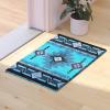 Flash Furniture Mohave Traditional Southwestern Style Area Rug – Rustic Ivory Accent Rug – 8′ x 10′ – Olefin Fibers with Jute Backing(Turquoise)