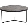Flash Furniture Providence Collection 31.5″ Round Indoor Living Room Coffee Table in Faux Concrete Finish(Concrete)
