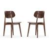 Flash Furniture Verona Solid Wood Dining Chair, Commercial Grade Restaurant Chair with Contoured Backrest, Solid Wood Frame, Antique Copper(Antique Copper)