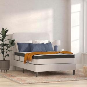 Flash Furniture Capri Comfortable Sleep 12 Inch CertiPUR-US Certified Memory Foam & Pocket Spring Mattress, Full Mattress in a Box White(Full)