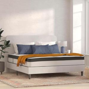 Flash Furniture Capri Comfortable Sleep 12 Inch CertiPUR-US Certified Memory Foam & Pocket Spring Mattress, Full Mattress in a Box White(King)