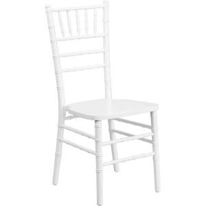 Flash Furniture Hercules Series Chiavari Chair for Formal Events and Banquets, Commercial/Residential All-Occasion Event Chair, White(White)