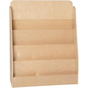 Flash Furniture Hercules Wooden 5-Section School Coat Locker with Bench, Cubbies, and Storage Hooks, Preschool Cubby Organizer, 48″H x 48″L, Natural(31″H – 4 Shelves)
