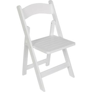 Flash Furniture Holden Commercial Solid Wood Dining Chair, Foldable Design, Solid Beechwood Frame, Curved Back, Mortise and Tenon Construction, Oak(White)
