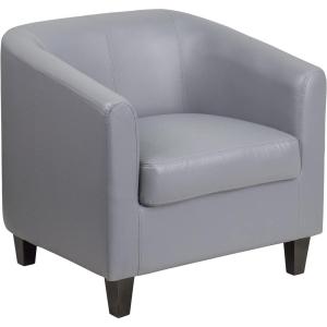 Flash Furniture Katie Gray LeatherSoft Lounge Chair(Grey)