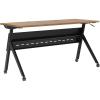 Walnut Top/Black Frame
