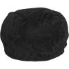 Flash Furniture Dillon Small Teal Furry Bean Bag Chair for Kids and Teens(Black Furry)
